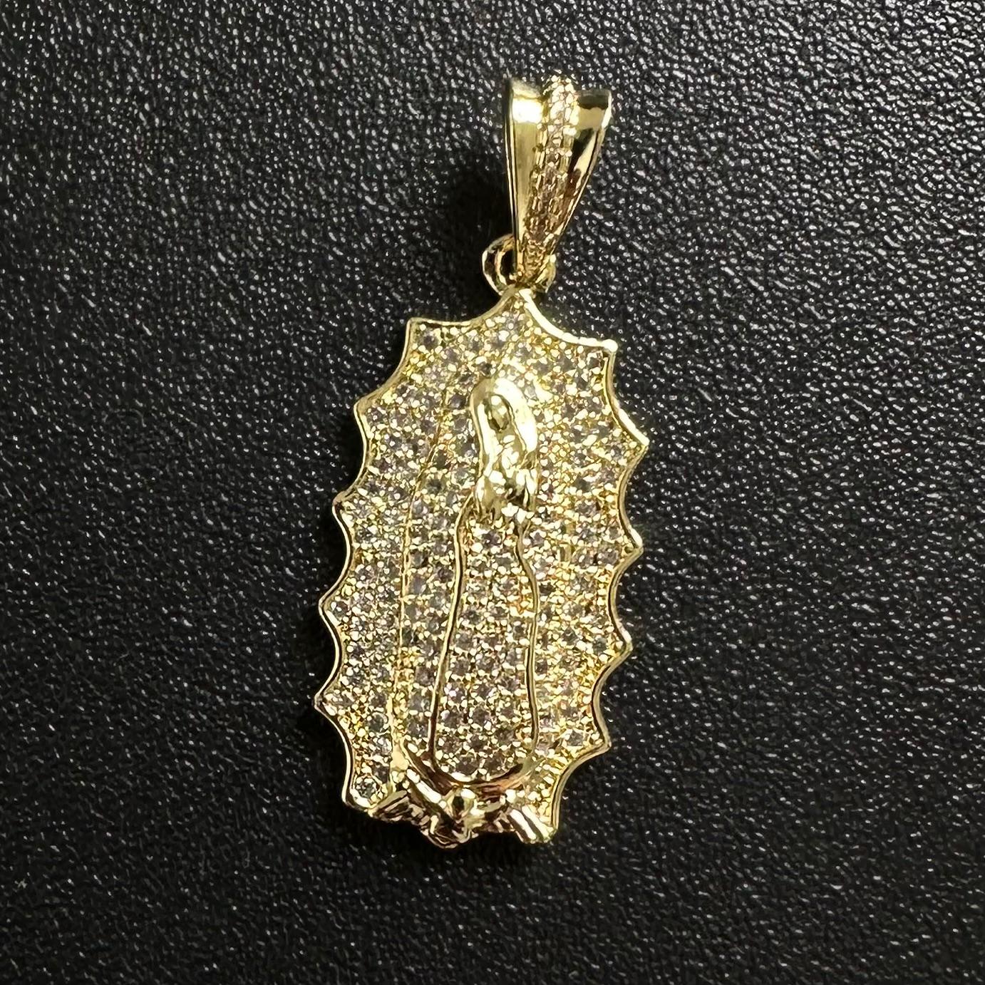 Dije Virgen Guadalupe Tono Oro 18K