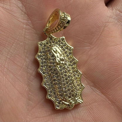 Dije Virgen Guadalupe Tono Oro 18K