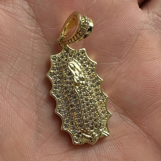 Dije Virgen Guadalupe Tono Oro 18K