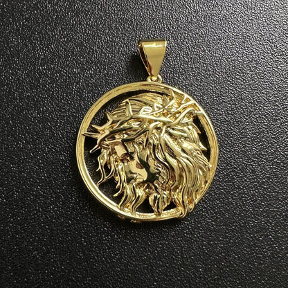 Dije Cristo Tono Oro 18K
