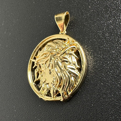 Dije Cristo Tono Oro 18K