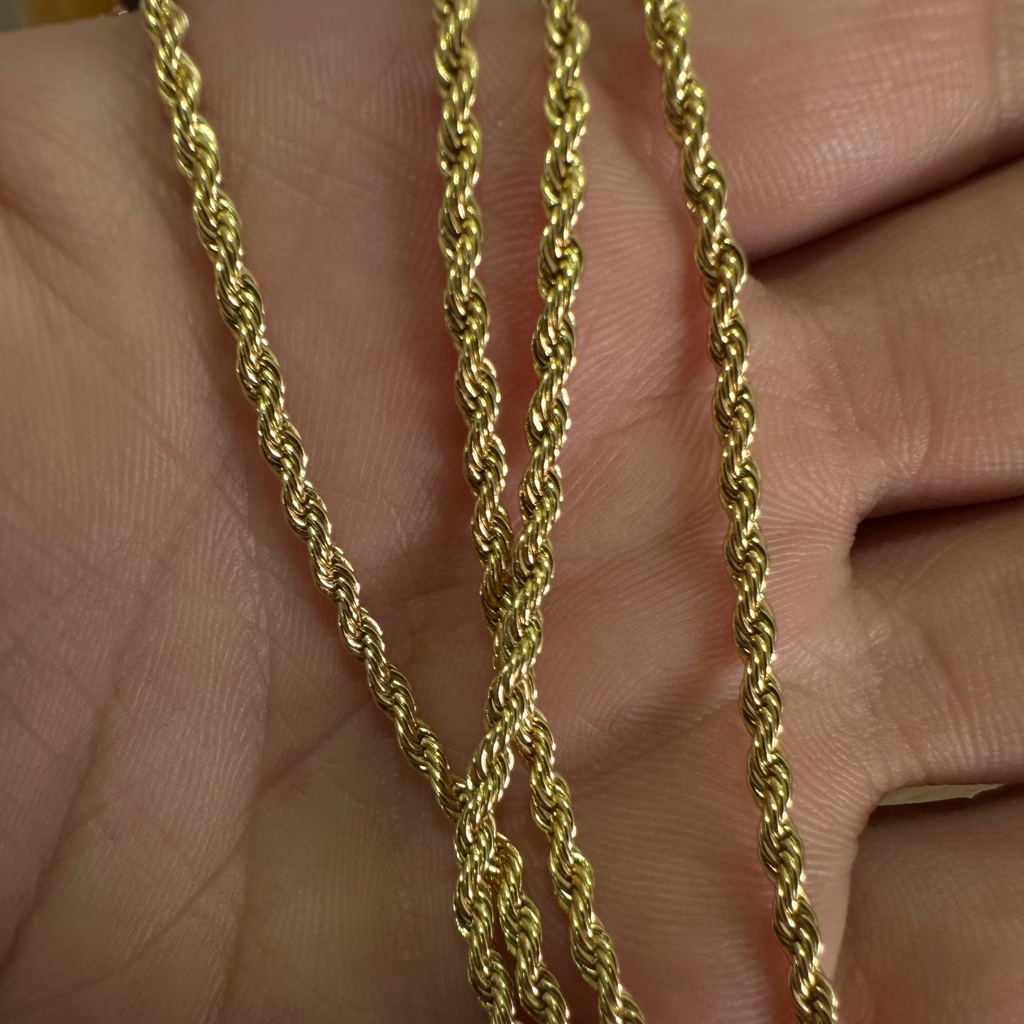 Cadena Cordon Tono Oro 18K