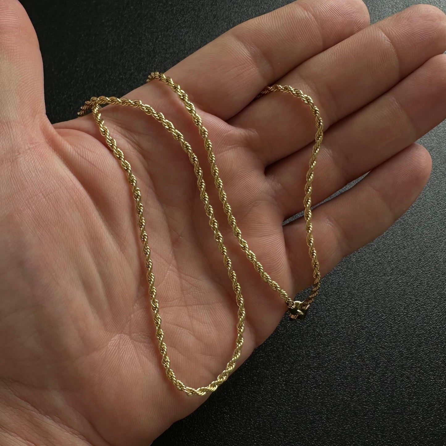 Cadena Cordon Tono Oro 18K