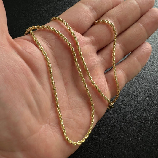 Cadena Cordon Tono Oro 18K