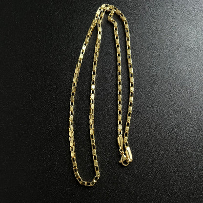 Cadena Veneciano Tono Oro 18K