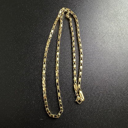 Cadena Veneciano Tono Oro 18K