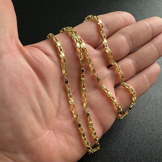 Cadena Veneciano Tono Oro 18K
